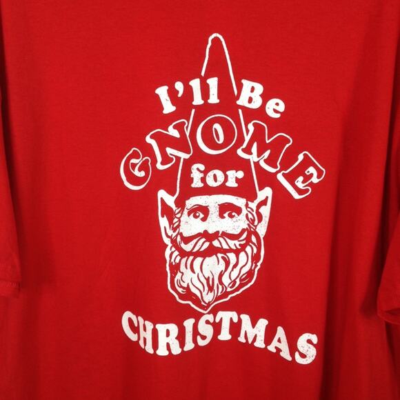 Fifth Sun I'll Be Gnome For Christmas Holiday T-Shirt 2X NWT - Picture 2 of 5